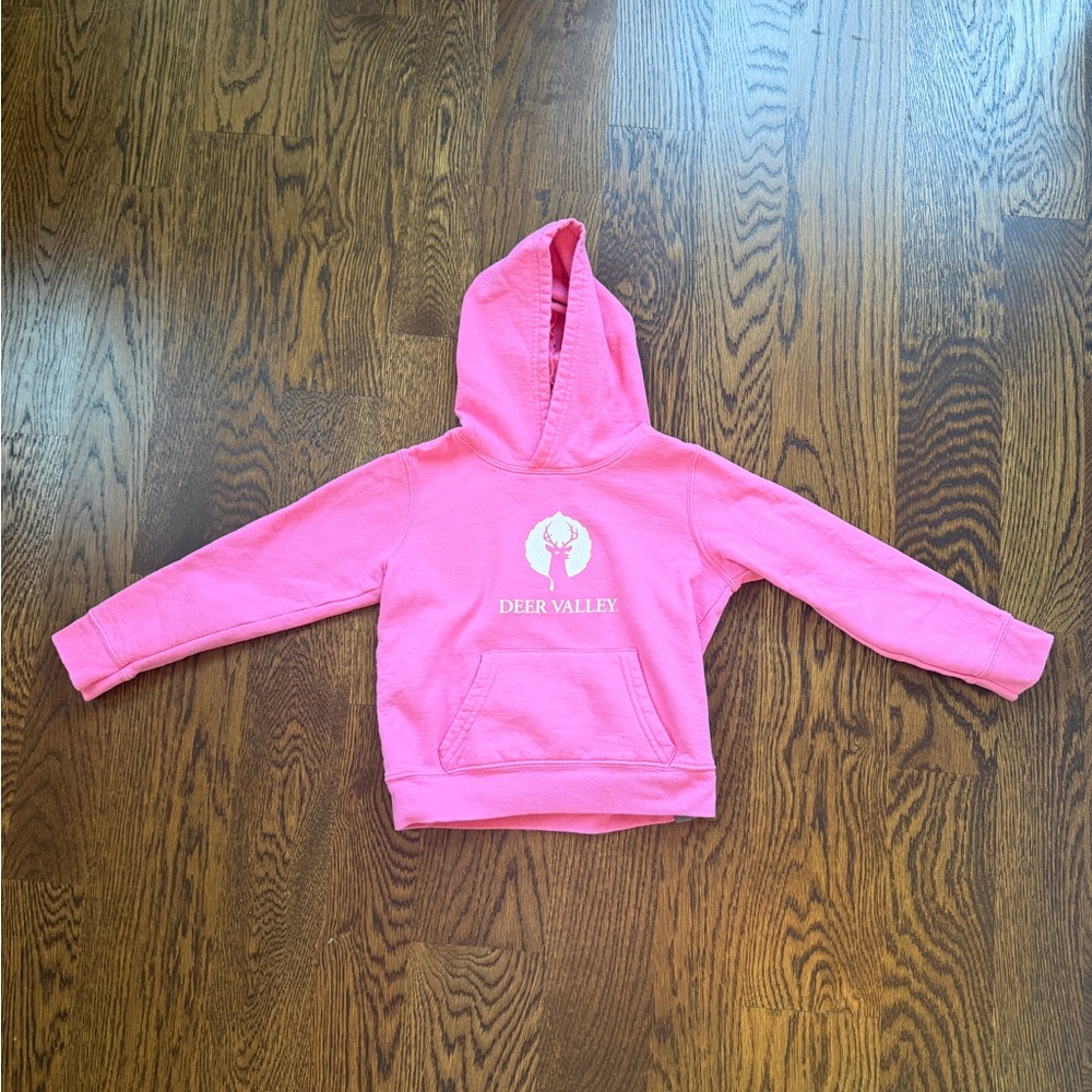 Deer Valley GARB sweatshirt - pink - girl’s 4-5